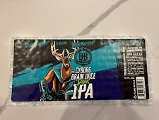 Devils Backbone Brewing Company Cyborg Brain Juice IPA Beer Label Craft Micro  picture