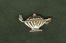 High School Lamp of Knowledge Learning Letterman Jacket Pin gold tone picture
