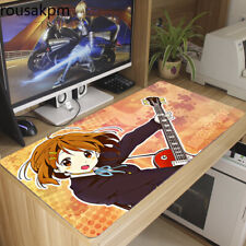 Anime Hirasawa Yui 70*40cm K-on Otaku Keyboard Mouse Pad Game Mat Play Mat picture