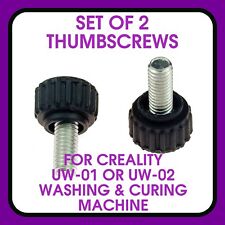 THUMBSCREW SET OF 2 FOR CREALITY UW-01/UW-02 3D PRINTER WASHING & CURING MACHINE picture