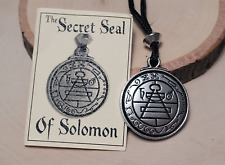 Secret Seal of Solomon Pendant Necklace Magic Protection Talisman Pendant picture