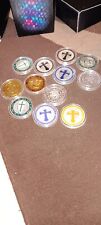 About 370 Knights Templar Crusader Cross Coin Assorted picture