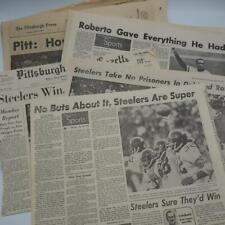 Newspaper Clipping Lot Pittsburgh Press Post Gazette 1970's Sports Clemente etc. picture