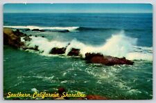 Postcard California Breakers Southern Ocean Front 1967 picture