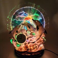 Fully Restored De Capoli Lighted Collection Fiber Optic Dolphins Wave 12