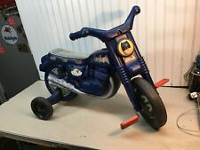 Vintage National Periodical 1975 Plastic  Blow Mold BATMAN PEDAL MOTOR CYCLE TOY picture