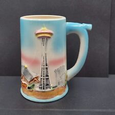 Seattle World's Fair 1962 Whistle Mug Stein Space Needle Souvenir picture