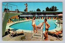 Gary IN-Indiana, Americana Motel Advertising, Vintage c1963 Postcard picture