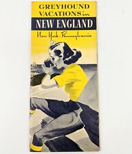 Greyhound Vacations New England New York Pennsylvania 1939 Travel Brochure picture