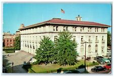 1969 US Post Office Building Cars Augusta George GA Posted Vintage Postcard picture
