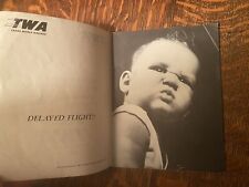 Vintage TWA Airlines Booklet Babies Advertising Funny Slogans Photographers 5x4 picture