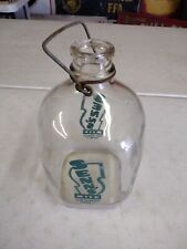 Vintage Senn-Soldwell Canton IL Seen's Milk 1 Gallon Pyroglaze Milk Bottle picture