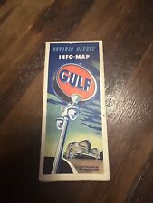 Vintage Gulf  1940’s Ontario, Quebec Info Map Travel Road Map-Form S P 1825R picture