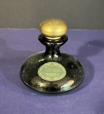 Vintage Avon Captain's Choice Pre Shave Green Glass Decanter Bottle Empty picture