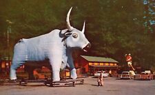 Postcard CA Trees of Mystery Paul Bunyans Blue Ox Babe Chrome Vintage PC G5044 picture