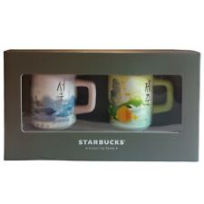 Starbucks Korea City Series: Seoul & Jeju Demi Mug Set - 89ml 3 oz Boxed Set picture