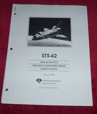 NASA STS-42 Rockwell International Press Kit Booklet 55 pages 1992 picture
