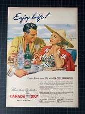 Vintage 1946 Canada Dry Print Ad picture