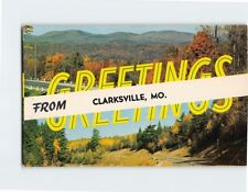 Postcard Greetings from Clarksville Missouri USA picture