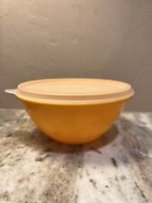 Vintage Tupperware Wonderlier Mixing Bowl Harvest Orange 234-11 With Lid picture