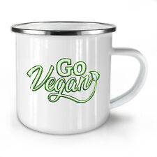 Go Vegan NEW Enamel Tea Mug 10 oz picture