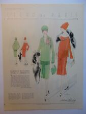 1926 Fashion GIRDLED HIPLINES vintage art print ad picture