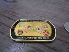 8th US Army UNC/CFC/USFK CSM Challenge Coin #561Q picture