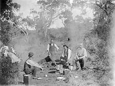Glenelg River Victoria Mar 1900 - Fishermen's camp at the punt, Gl- Old Photo picture