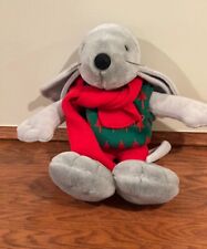 VINTAGE 1990 Commonwealth Plush Mouse Singing Christmas Medley Songs WORKS picture