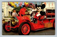 Orlando FL, Walt Disney World, Chief Firemouse, Chrome Florida Postcard picture