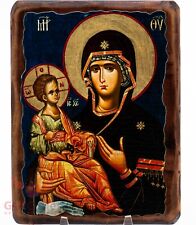 Wooden Icon of Mother of God Theotokos Three-handed Икона Троеручница  5