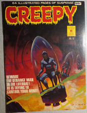 CREEPY #12 (1974) Australian edition Warren B&W horror comics magazine FINE picture
