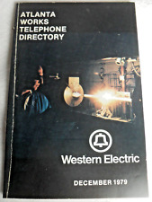 Western Electric Atlanta Works  Internal Telephone Directory From 1979 picture