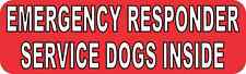 10x3 Service Dogs Inside Sticker Vinyl Emergency Sign Decal Animal Pet Stickers picture