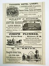1882 Peterboro New Hampshire Advertisement MA Smith Beer Plummer Grady & Dodge picture