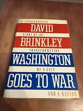 DAVID BRINKLEY ABC NBC NEWS Signed Book Washington Goes To War Autographed picture