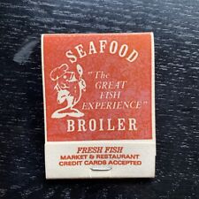 The Original Seafood Broiler So. Cal. Vintage Collectible Matchbook picture