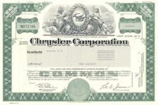 Chrysler Corporation - dated 1980's Automotive Stock Certificate - Now Stellanti picture