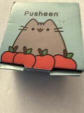 PUSHEEN Cat Apple pie FALL 2016  CUP And SAUCER Tea Mug Exclusive Damage Box picture