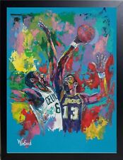 Sale Wilt Chamberlain Bill Russell Acrylic Painting Winford Was $2495 Now $595 picture