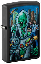 Zippo Alien Attack Design Black Matte Windproof Lighter, 218-103012 picture