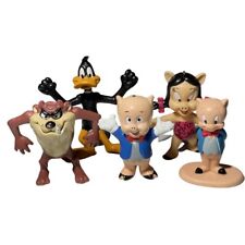Vintage 80s 90s Looney Tunes Figure Lot Daffy Duck Porky Pig Taz picture