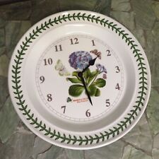 Portmeirion Susan Williams Botanic Garden Blue Primrose Clock Plate *WORKS* picture