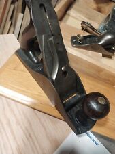 STANLEY Bailey No. 4 Smooth Bottom Hand Plane Wood Handle Vintage Carpentry USA picture