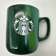 Two Starbucks 2022 15oz Official Mugs Microwave/Dishwasher Marvel multi Green picture