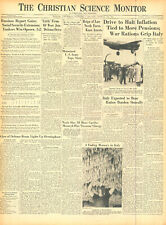 October 2, 1941 WWII Original Int. Newspaper - WAR RATIONS GRIP ITALY INFLATION picture
