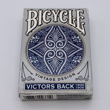 Bicycle Victors Back Vintage Design Blue Playing Cards 1900-1906 - New picture