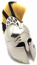 Medieval Warrior Brand 18G Steel Greek Corinthian Armor Helmet w/ Free Stand picture