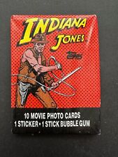 Vintage 1984 Topps INDIANA JONES Sealed wax Pack Trading Cards picture