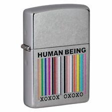 Zippo Human Being Design Street Chrome Windproof Pocket Lighter, 49578 picture